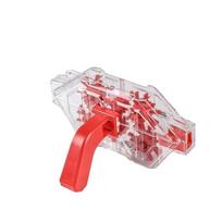 Bicycle Chain Cleaner - Fully Transparent Visual Immersion Chain Washer, Oil Stain Cleaning Tool, Cycling Equipment 1pc raudona