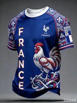 New France Soccer Jersey 2026Mbappé Fan Edition No.10 Football Tee Breathable Quick Drying Sportswear Summer  T-Shirt M