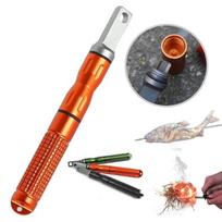 Outdor EDC Alloy Fire Starter Waterproof Magnesium Flint Stone CNC Gear Pocket juoda