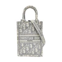 [Pre-Owned] Oblique Embroidered Canvas Music Score Bag Tote Shopping Shoulder Crossbody Handbag Mini - Very Good #K8DDXC ONE SIZE