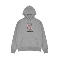 Verdy x Blackpink Plush Hoodie Grey XL pilka