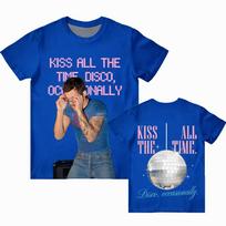 2026 New Harry Styles Kiss All The Time Album Print T-Shirt Y2K Men's Women's Street Style Hip Hop Tee A Must-Have Gift For Fans XXS