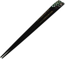 Demon Kimetsu no Yaiba Tanjiro Kamado Lacquered 073521 Slayer - Chopsticks, Top-Cut Edge, Approx. 23cm, black