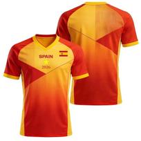 Spain 2026 Soccer Jersey Red Yellow Color Football T Shirt Team Uniform Training Top Sports Tees XXS raudona