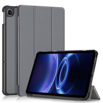 For Redmi Pad 2 9.7 Case 2026 9.7inch PU Leather Flip Magnetic Tri-Folding Hard Cover Shockproof Auto Sleep/Wake Tablet Cases Redmi Pad 2 9.7-inch pilka spalva