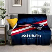 Patriots Team Spirit Portable Blanket/Soft Blanket Bedding Blanket Suitable for Travel Camping Living Rooms Offices Sofas Fan Gifts 75x90cm