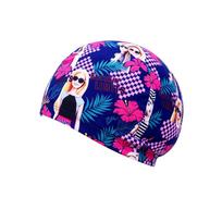 Barbie Fabric Swimming Cap, High Elasticity, Ear-Protecting, Swimming Equipment rožinė