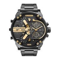 Diesel DZ7484 men's watch Black strap Black dial 57 mm + box