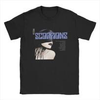 Men Scorpions Rock Band T Shirt Music Concert Tour Pure Cotton Merchandise Fashion Short Sleeve Crewneck Tee Unique T-Shirt Streetwear 4XL