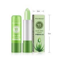 Kiss beauty aloe vera lipstick color-changing lip balm repair moisturizing waterproof anti-drying and cracking temperature-changing lipstick