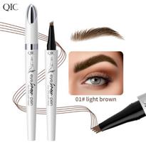 4 Headed Waterproof Eyebrow Pencil Smudge-Proof Long-Lasting Brow Pen for Precise Shaping Natural Look Women Eyebrow