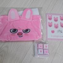 STRAY KIDS Changbinskiju Pig Koozie Keyring Pouch Stickers (Set)