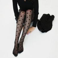 1/2 Pairs New Summer Polka Dot Ultra-Thin Women Stockings Sexy Fashionable Pantyhose Elegant Versatile Women'S Stockings One Size