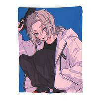 Alice In Borderland - Chishiya Blanket Soft Warm Flannel Throw Blanket Bedding for Bed Living room Picnic Travel Home Couch Size: 75*100cm, Weight: 230 GSM