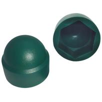 Nakładka na śruby m12, klucz 19mm, zielony, 50 sztuk