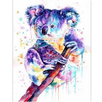 Pilnas 5D „pasidaryk pats“ deimantinis paveikslas Abstraktus koala mozaikos siuvinėjimas kryželiu namų dekoras, rankų darbo dovana 30x40cm blue