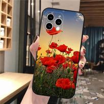 Telefono dėklas, skirtas iPhone 14 Pro Max 13 12 11 Pro Max Xs Xr X 12mini 14 Plus Se Poppies Poppy Flower Case Funda iphone 14Pro