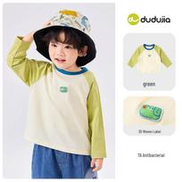 Dudu Long-Sleeve Baby T-Shirt for Spring and Autumn - Unisex Kids' Top 80cm
