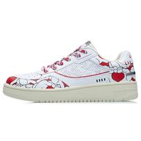 Li Ning Disney X  Patogūs universalūs žemi krepšinio batai vyriški sportbačiai Balti raudoni AGCS145-1 39