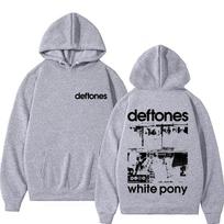 Rock Grupė Deftones White Pony Grafinis Džemperis Su Gobtuvu Vyrams Moterims Hip Hop Alternatyvus Sunkusis Metalas Populiari Gatvės Apranga Vyriška Mada Džemperiai Su Gobtuvu S