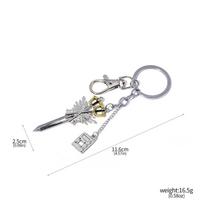 Kingdom Hearts Sora Keyblade Pendant Keychain OPP Bag Packaging