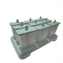 9-Cavity Ice Cream, Reusable Popsicle Maker for Homemade Frozen Treats, Easy mėlyna