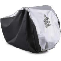 Universal rain and dustproof bicycle cover for three bicycles, waterproof and dustproof all day long.