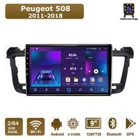 Android Car-Play Car Radio For Peugeot 508 2011-2018 Multimedia Player Head Unit Stereo GPS Navigation BT WIFI,2+64GB juoda