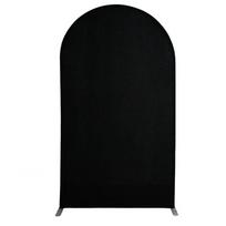 Round Wedding Arch Cover Polyester Arch Backdrop Cover  Ceremony Banquet Decoration 5ft/150 x65CM juoda