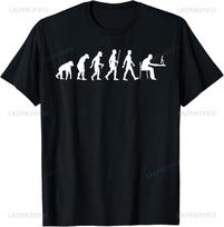 Evolution of Unisex Computer Programmer Funny Geek Lover IT TShirt Unisex Summer Streetwear Tops Customizable Graphic T Shirts S
