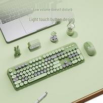 EWEADN V96 Retro Wireless Keyboard and Mouse Combo