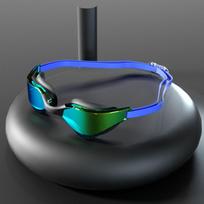 Adjustable Anti-Fog Swimming Goggles UV Protection Nose Bridge Swim Goggles  Diving style 2