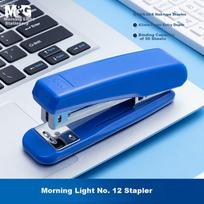 M&G Stationery No. 12 Stapler with Built-In Staple Remover, Student And Office Binding Supplies, Compatible with 24/6 And 26/6 Staples, Blue ABS92718