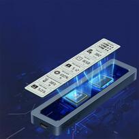 M2 Ssd Case Nvme Sata Dual Protocol 10Gbps With Display Screen Intelligent Digital Usb3.2 Gen2 Type C Disk Box M.2 Ssd Enclosure 110 * 34 * 12mm