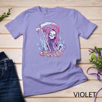 Pastel Goth Creepy Death Grim Reaper Kawaii Occult Menhera Unisex T-shirt 9 S