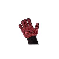 BBQ Grill Gloves 800C Heat Resistant Oven Mitts with Non‑Slip Grip and Extended Forearm Protection (Color D‑1)