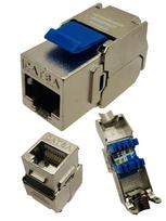 Moduł adapter keystone gniazdo rj45 beznarzędziowe kat.6a ftp awg 22 - 24