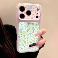 Artistic Tulip Print Full Coverage Silicone Phone Case IPhone 17 Pro Max 16 15 Protective Cover iPhone 17