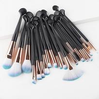 Hot-selling 20 makeup artist shell type, loose powder brush, eyeshadow brush beauty makeup tools