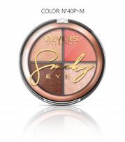 Paleta cieni revers smoky eye 40 - brązy, miedź i złoto 9 cieni