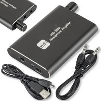 Mobilny wzmacniacz słuchawkowy 16 - 300om hifi dac aux jack 3,5mm podręczny
