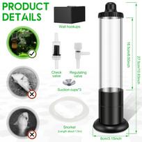 Brine Shrimp Hatchery brine Shrimp Eggs Incubator Hatchery brine Shrimp Eggs Incubator Artemia Hatchery DIY Aquarium Fish Tank gray