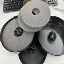 3 Tier Professional Salt Box Spice Container With Label Bartender Tools For Family Bars Hotels Black (3pcs ponge pads )