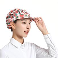 Modern Cooking Bonnet Protect Hair from Grease and Dust, Suitable for Women Fashionable Cook Work Hat Floral Pattern