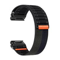 22/26mm Nylon Watch Strap for Garmin Fenix 8 Pro 8 7X 7Pro/Instinct 2X/Tactix 8 7/Forerunner 965/Enduro 3 Replacement Watchband QuickFit 22mm