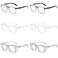 6PCS Anti Fog Safety Glasses Blue Light Blocking Goggles for Men Women Anti Pollen Protective Eyewear
