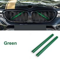 Automobilio priekinių grotelių apdailos juostelės, skirtos BMW F30 F31 F32 F33 F34 F36 F20 F21 F22 F23 G29 Automobilių sportinio stiliaus dekoravimo priedai žalia