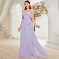 Bridesmaid Dresses for Women, New Spring Style, Fairy-Like Sister Group Host Dresses, Evening Gowns, Elegant Long Dresses for Annual Meetings Picture Color--Al31074 S