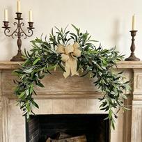 Olive Leaf Door Hanging Decoration Spring And Summer Simulation Decoration One Size black