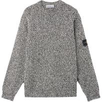 Stone Island Mixed Color Crew Neck Loose Ribbed Long Sleeve Knit Sweater Men sweater L1S155100025S0N11-V0M29 M